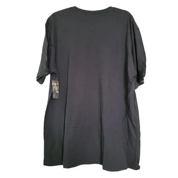 NWT Hard Rock Mens T-Shirt Size 2XL Gray 100% Cotton Short Sleeves Crew Neck - Picture 3 of 7